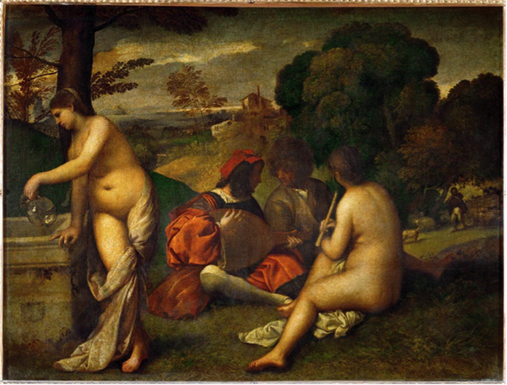 Giorgione (or Titian): Pastoral Symphony