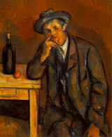 The Drinker by Paul Cezanne