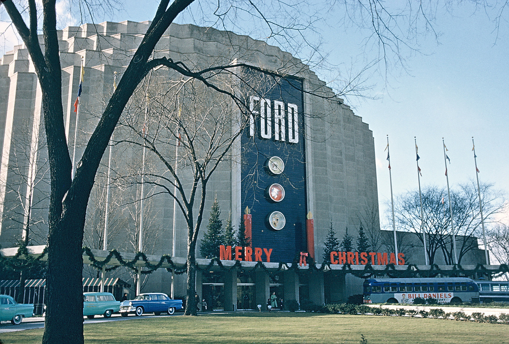 Ford Rotunda, 1955, photograph courtesy of Leon Reed