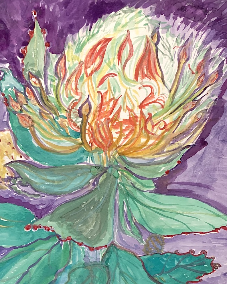 Painting by Elaine Brown Folgar